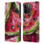 Haroulita Fruit Pattern Watermelon Leather Book Wallet Case Cover For Apple iPhone 15 Pro