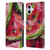 Haroulita Fruit Pattern Watermelon Leather Book Wallet Case Cover For Apple iPhone 16 Plus