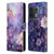 Haroulita Leaves And Flowers Fairy Dust Purple Leather Book Wallet Case Cover For OnePlus 10 Pro