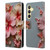 Haroulita Leaves And Flowers Hibiscus Leather Book Wallet Case Cover For Samsung Galaxy S24 5G
