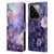 Haroulita Leaves And Flowers Fairy Dust Purple Leather Book Wallet Case Cover For Xiaomi 14