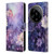 Haroulita Leaves And Flowers Fairy Dust Purple Leather Book Wallet Case Cover For Xiaomi 14 Ultra