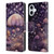 Haroulita Whimsical Girl And Mushroom Leather Book Wallet Case Cover For Apple iPhone 16 Plus