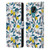 Katerina Kirilova Art Lemons And Blooms Leather Book Wallet Case Cover For Motorola Moto E7