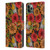 Katerina Kirilova Graphics Robins And Dahlias Leather Book Wallet Case Cover For Apple iPhone 11 Pro Max