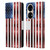 PLdesign Flags USA Glitters Leather Book Wallet Case Cover For Huawei P50