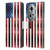 PLdesign Flags USA Glitters Leather Book Wallet Case Cover For OPPO Reno11 Pro