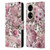 LebensArt Birds And Floral Pink Flower Pattern Kopie Leather Book Wallet Case Cover For Huawei P50