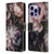 LebensArt Birds And Floral Baroque Smoke Leather Book Wallet Case Cover For Apple iPhone 14 Pro Max