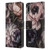 LebensArt Birds And Floral Baroque Smoke Leather Book Wallet Case Cover For LG K22