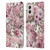 LebensArt Birds And Floral Pink Flower Pattern Kopie Leather Book Wallet Case Cover For Motorola Moto G53 5G