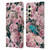 LebensArt Birds And Floral Sparrows In Pink Leather Book Wallet Case Cover For Samsung Galaxy A54 5G