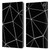 PLdesign Geometric Patterns Black Triangles White Lines Leather Book Wallet Case Cover For Amazon Fire Max 11 2023