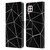 PLdesign Geometric Patterns Black Triangles White Lines Leather Book Wallet Case Cover For Huawei Nova 6 SE / P40 Lite