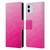 PLdesign Geometric Patterns Hot Pink Gradient Mesh Leather Book Wallet Case Cover For Apple iPhone 11
