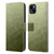 PLdesign Geometric Patterns Army Green Gradient Mesh Leather Book Wallet Case Cover For Apple iPhone 15 Plus