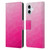 PLdesign Geometric Patterns Hot Pink Gradient Mesh Leather Book Wallet Case Cover For Apple iPhone 16 Plus