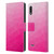 PLdesign Geometric Patterns Hot Pink Gradient Mesh Leather Book Wallet Case Cover For LG K22