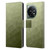 PLdesign Geometric Patterns Army Green Gradient Mesh Leather Book Wallet Case Cover For OnePlus 11 5G