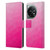 PLdesign Geometric Patterns Hot Pink Gradient Mesh Leather Book Wallet Case Cover For OnePlus 11 5G