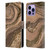LebensArt Glamour Patterns Crystal Marble Amber Leather Book Wallet Case Cover For Apple iPhone 14 Pro Max