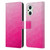 PLdesign Geometric Patterns Hot Pink Gradient Mesh Leather Book Wallet Case Cover For OPPO Reno8 Lite