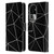 PLdesign Geometric Patterns Black Triangles White Lines Leather Book Wallet Case Cover For OPPO Reno10 Pro+