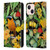 LebensArt Jungle Plants And Animals Orange Bird Elements Leather Book Wallet Case Cover For Apple iPhone 13 Mini