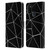 PLdesign Geometric Patterns Black Triangles White Lines Leather Book Wallet Case Cover For Samsung Galaxy M30s (2019)/M21 (2020)