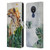 LebensArt Jungle Plants And Animals Cheetah Garden Leather Book Wallet Case Cover For Nokia C21