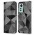 PLdesign Geometric Patterns Dark Gray Mesh Leather Book Wallet Case Cover For Xiaomi 12 Lite