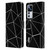 PLdesign Geometric Patterns Black Triangles White Lines Leather Book Wallet Case Cover For Xiaomi 12T Pro