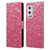 PLdesign Sparkle Prints Rose Pink Leather Book Wallet Case Cover For OnePlus 9 Pro