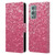 PLdesign Sparkle Prints Rose Pink Leather Book Wallet Case Cover For OnePlus 9