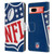 NFL Shield Oversized Leather Book Wallet Case Cover For Google Pixel 7a