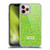 P.D. Moreno Patterns Lime Green Soft Gel Case for Apple iPhone 11 Pro