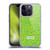 P.D. Moreno Patterns Lime Green Soft Gel Case for Apple iPhone 14 Pro