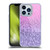 Monika Strigel Glitter Collection Lavender Pink Soft Gel Case for Apple iPhone 13 Pro