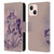 Ash Evans Graphics Amethyst Cat Leather Book Wallet Case Cover For Apple iPhone 13 Mini