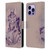 Ash Evans Graphics Amethyst Cat Leather Book Wallet Case Cover For Apple iPhone 14 Pro Max