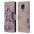 Ash Evans Graphics Amethyst Cat Leather Book Wallet Case Cover For Motorola Moto E7