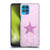 Monika Strigel Glitter Star Pastel Pink Soft Gel Case for Motorola Moto G100