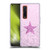 Monika Strigel Glitter Star Pastel Pink Soft Gel Case for OPPO Find X2 Pro 5G