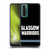 Glasgow Warriors Logo Text Type Black Soft Gel Case for Huawei P Smart (2021)