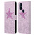 Monika Strigel Glitter Star Pastel Pink Leather Book Wallet Case Cover For OnePlus Nord N10 5G