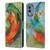 Wyanne Animals Fox In The Round Leather Book Wallet Case Cover For Nokia X30