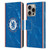 Chelsea Football Club 2024/25 Kit Home Leather Book Wallet Case Cover For Apple iPhone 16 Pro