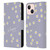 Monika Strigel Happy Daisy Lavender Leather Book Wallet Case Cover For Apple iPhone 13 Mini