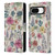 Anis Illustration Floral Pattern Wild Garden Leather Book Wallet Case Cover For Google Pixel 8