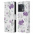 Anis Illustration Floral Pattern Romantic Blue Pink Leather Book Wallet Case Cover For OnePlus 10 Pro